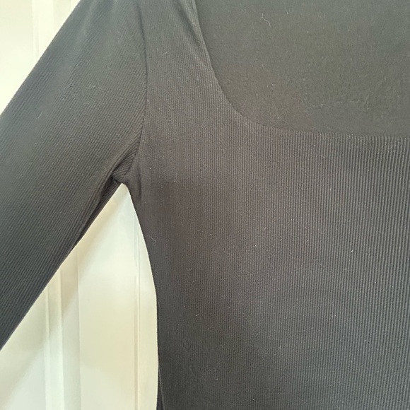 Justify Black Ribbed Maxi Dress - Picture 5 of 6